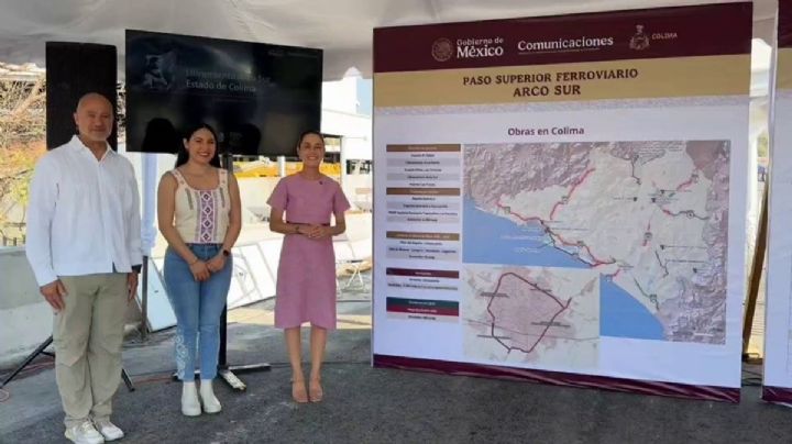 Sheinbaum anuncia obras viales, agua y bienestar para Colima