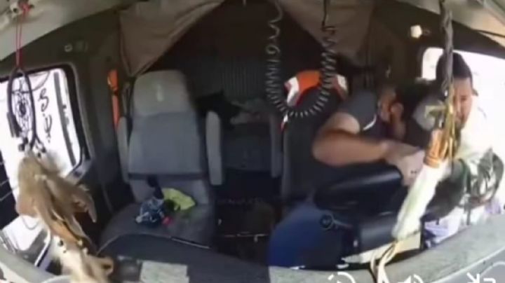 ¡Se defendió a puños! Queda en video el momento en que un trailero evita un violento asalto /VIDEO