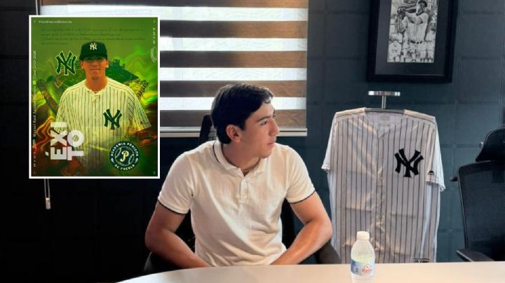 Manuel Aguilar, el joven de Poza Rica que firmó con los Yankees de Nueva York