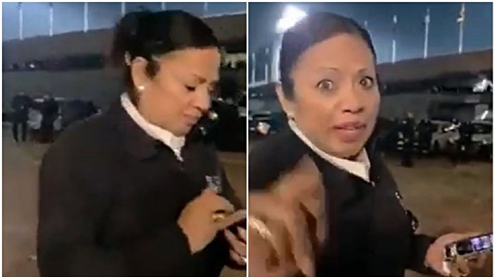 Investigan a funcionaria por insultos discriminatorios contra policía afuera del Estadio Olímpico Universitario