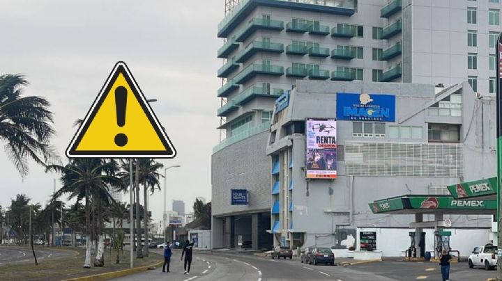 Caen ventanas de hotel Four Points en Boca del Río; cierran parcialmente vialidades