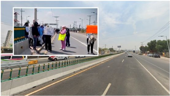 Bloqueo en la carretera México-Pachuca por padres de familia; así avanza la protesta