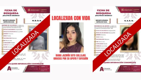 Hallan con vida a Diana Jazmín y a dos jóvenes más; continúa una búsqueda activa
