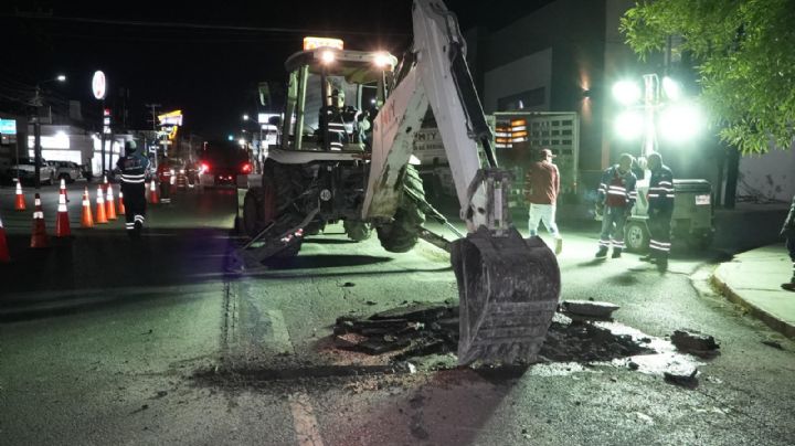 Interviene Servicios Públicos avenida Enrique C. Livas con operativo “Vialidades Regias”