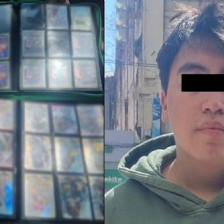 Capturan a sujeto por robo de tarjetas de anime valuadas en 20 mil pesos en la Cuauhtémoc