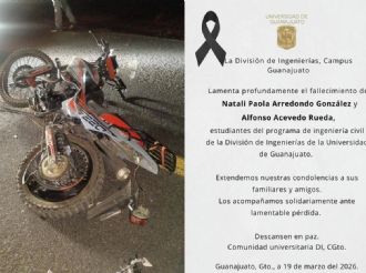 Eran alumnos de la UG estudiantes que murieron anoche, en un accidente de moto