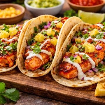 Foto descriptiva de: ¿Cómo cocinar unos tacos de pescado al pastor con una receta fácil, rápida y sencilla?