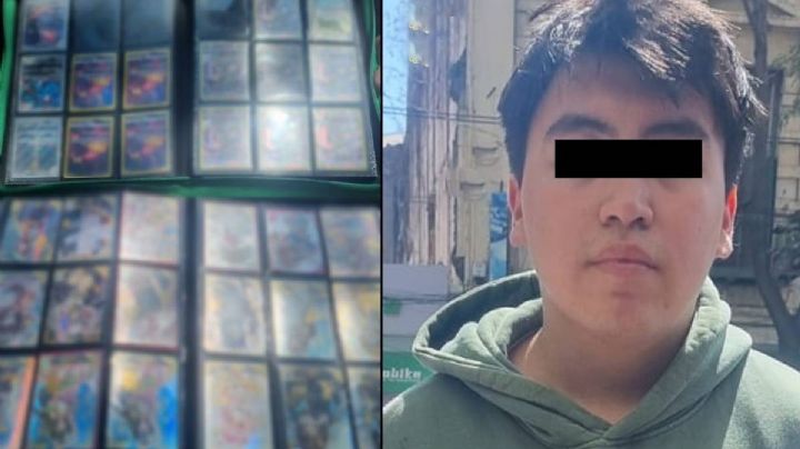 Capturan a sujeto por robo de tarjetas de anime valuadas en 20 mil pesos en la Cuauhtémoc