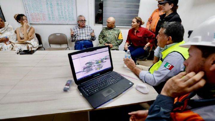 Gobernador Rocha destaca respaldo de la presidenta Sheinbaum en apoyo para rescate de mineros