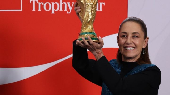 Copa Mundial 2026 llega a CDMX: Sheinbaum presenta el trofeo a 100 días del Mundial