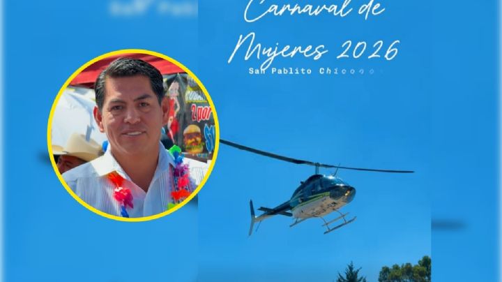 Helicóptero en San Pablito no fue financiado con recursos públicos, aclara alcalde de Chiconcuac