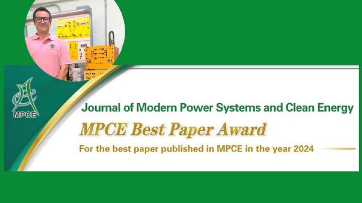 Académico UV es galardonado con el Best Paper Award por su contribución en Sistemas Eléctricos
