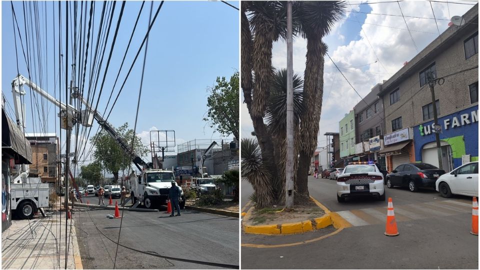 Las dos calles cerradas están abanderadas