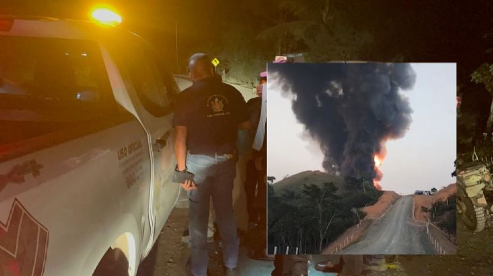 Se incendia otra vez pozo petrolero en Las Choapas; evacúan comunidades cercanas