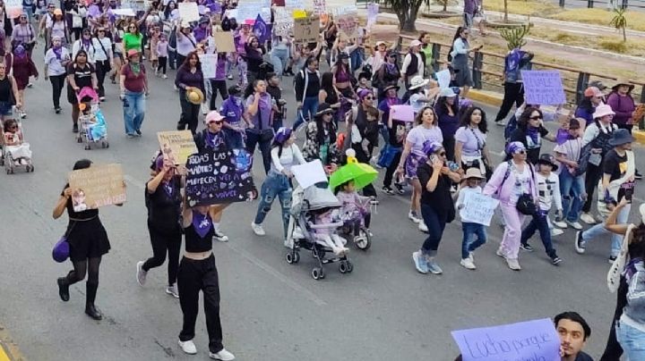 Cinco mil mujeres toman las calles de Pachuca y convierten el 8M en un grito colectivo contra la violencia