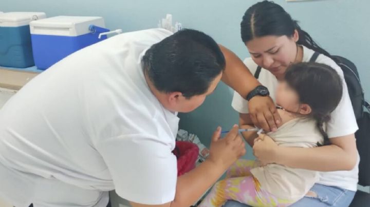 Aplican medio millón de vacunas contra sarampión