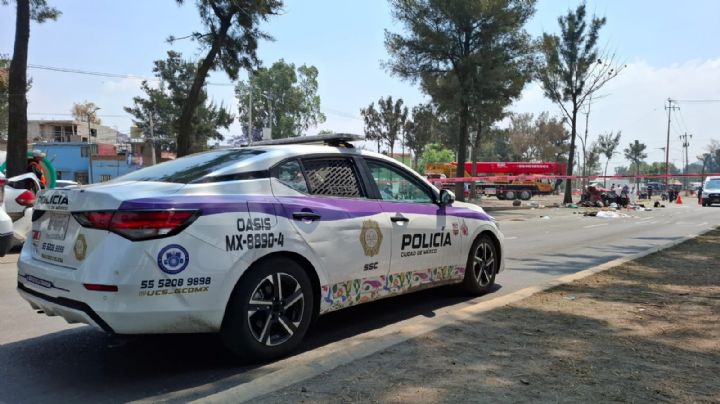 Choque de tráiler en Calzada Ignacio Zaragoza deja dos personas muertas