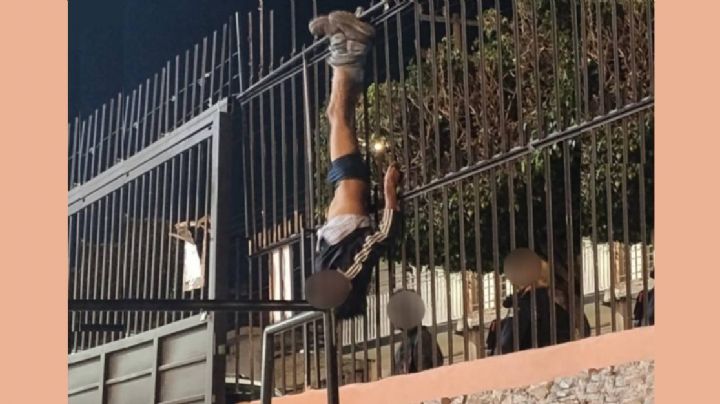 Se metió a robar al templo de San Martín y se cayó solo; ¿castigo de Dios?