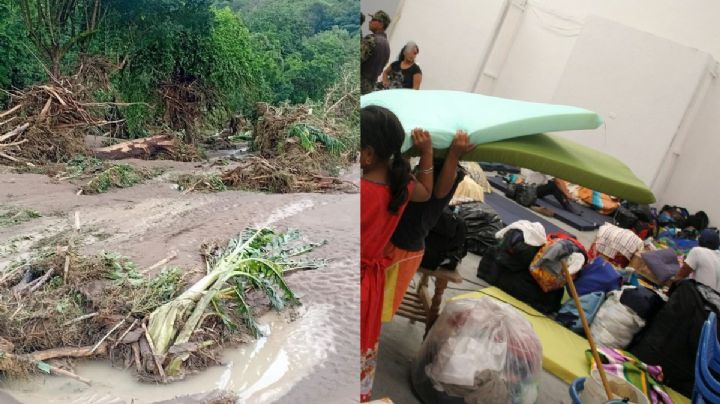 Damnificados por inundaciones del 2025 siguen viviendo en albergues al norte de Veracruz