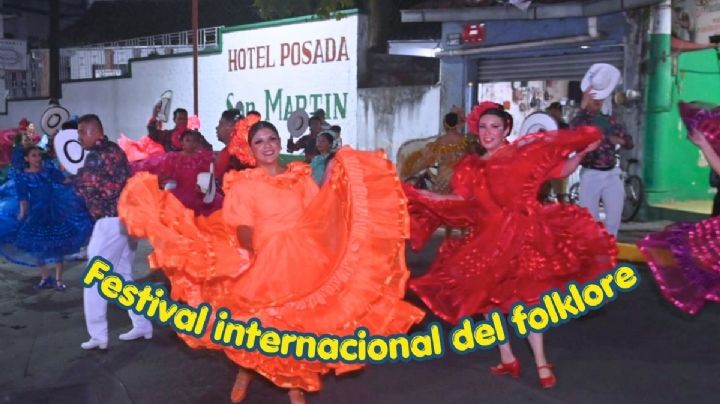 San Andrés Tuxtla se llena de color con el Festival Internacional del Folklore “Vive San Andrés”