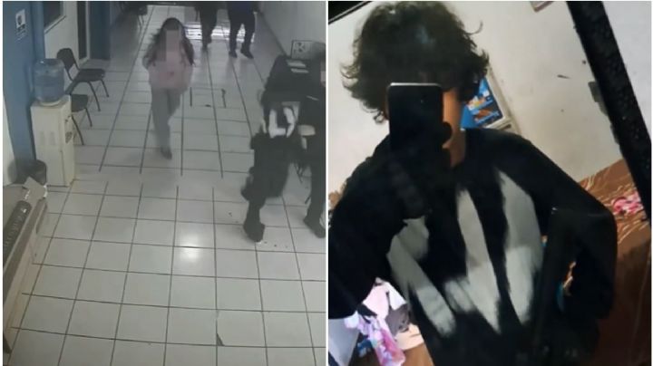 Video revela que compañeros desarmaron a alumno que mató a maestras en Michoacán
