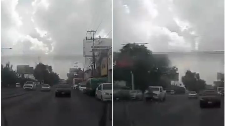 "Lo va matando", conductor embiste a motociclista y lo arrastra varios metros en Tultitlán | VIDEO