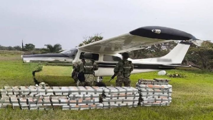 Ejército asegura narcoavioneta con más de 600 kilos de cocaína en Tabasco