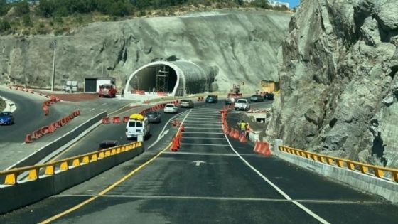 Anuncian cierre en túnel de carretera Real del Monte-Huasca; desde esta noche de lunes