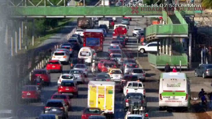 ¡Sal a tiempo! Lunes de tráfico intenso y trabajos en la México-Pachuca