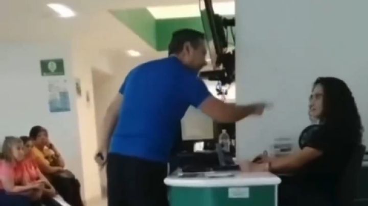 VIDEO: Hombre agrede y amenaza de muerte a enfermera del IMSS en San Luis Potosí