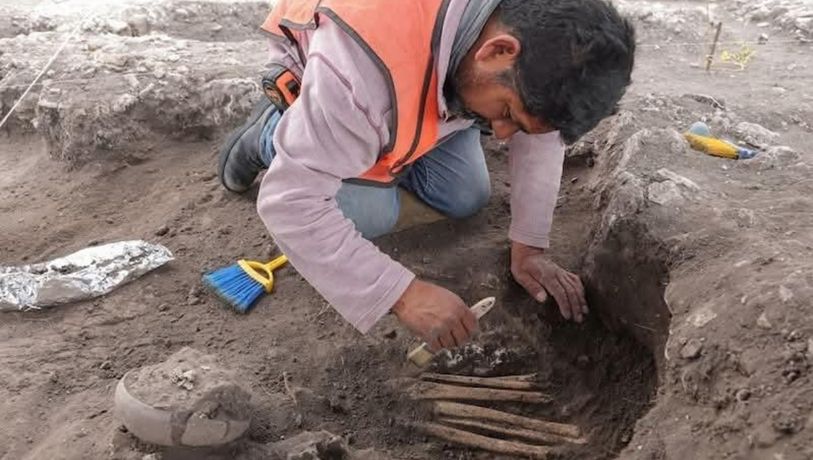 Tren México-Querétaro en Tula: hallan tumbas teotihuacanas