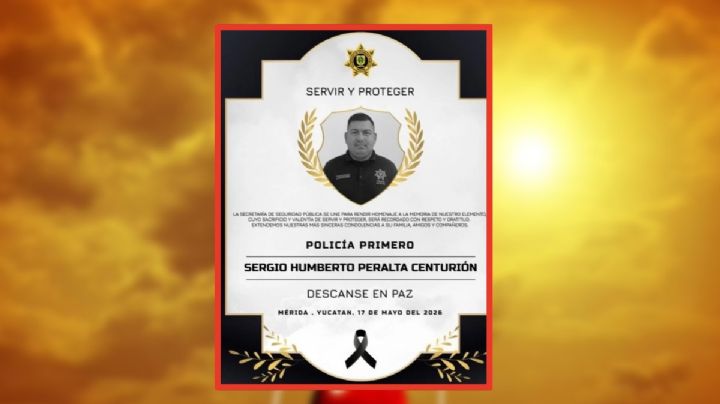 Muere elemento de seguridad en Yucatán tras golpe de calor durante operativo bajo intensas temperaturas