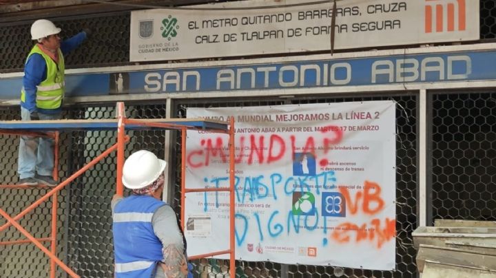 Obras de la línea 2 del Metro concluirán el 31 de mayo