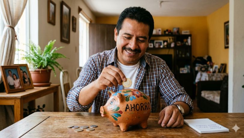 ¿Cuánto dinero podrías juntar si guardas 10 pesos todos los días?