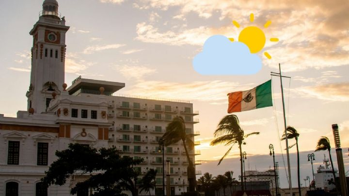 Previo a aumento de lluvias, así estará el clima en Veracruz este lunes 13 de julio