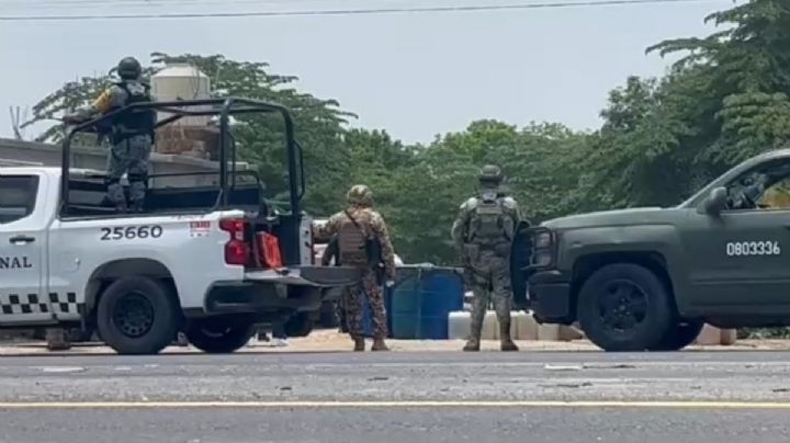 Hallan bodega con presunto huachicol en Sayula de Alemán, Veracruz