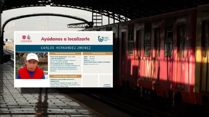 Buscan a Carlos Hernández, joven desapareció tras entrar al metro Nezahualcóyotl