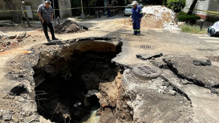 Temporada de socavones llega a la Guadalupe Inn; “simplemente no puedes dejar de verlo”