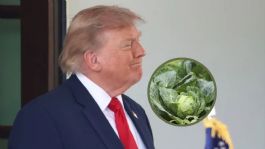 Foto que representa a Trump amaga con arancel a México por lechuga ligada a brote de ciclosporiasis