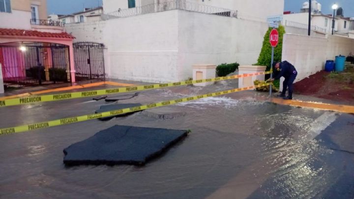 Activan Plan de Contingencia en diversos fraccionamientos de Tizayuca por lluvias