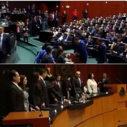 Rinden protesta nuevos senadores y diputados con 2 ausencias