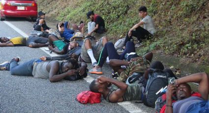 Caravana migrante sale de Tapachula, Chiapas; buscan “salvar sus vidas”