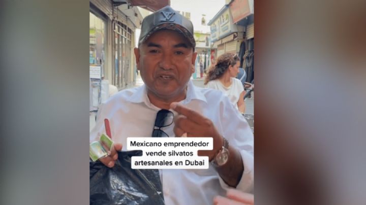 VIDEO: Jarocho conquista mercado de Dubái con silbato tradicional