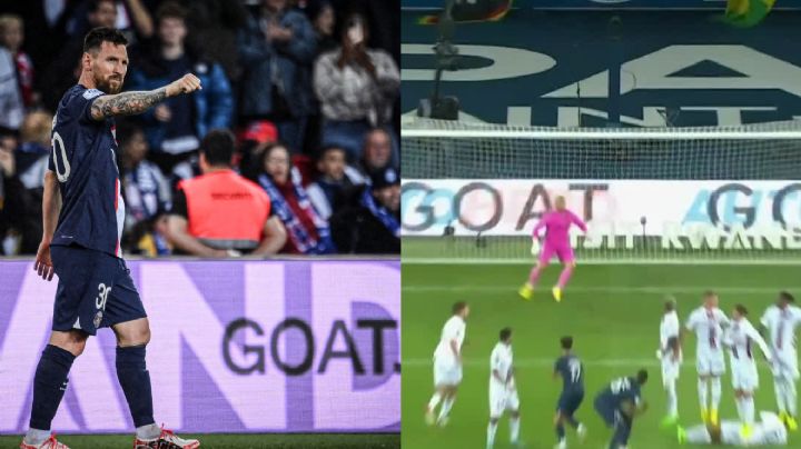 VIDEO Así fue el impactante golazo de tiro libre de Lionel Messi con el PSG