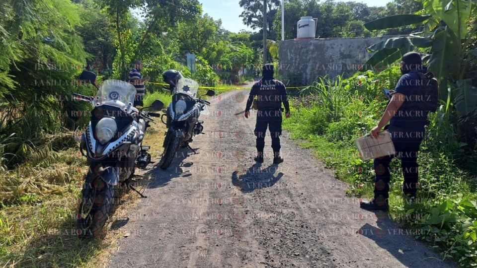 Policías Ministeriales acudieron al sitio para iniciar la investigación.