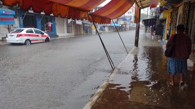 Este es el saldo de las fuertes lluvias registradas en Minatitlán este martes