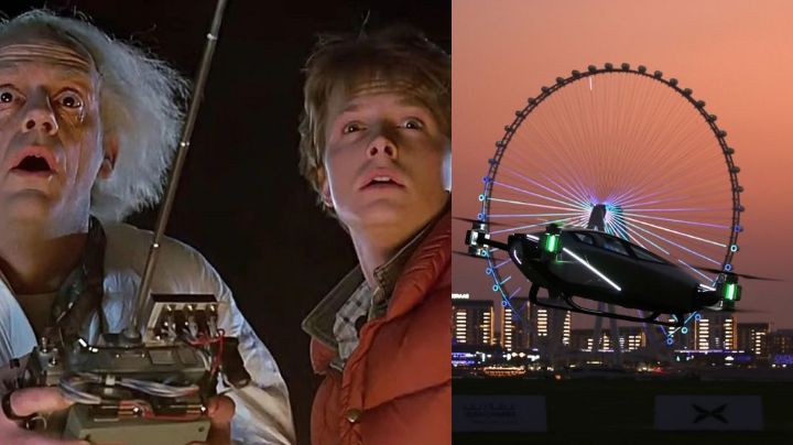 Volver al futuro se vuelve real: auto en Dubái vuela por primera vez