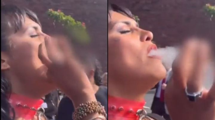 ¿Por qué la diputada María Clemente fumó mota afuera de San Lázaro?