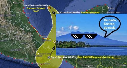 No son los ovnis; cerro San Martín protege a Coatza de tormenta Karl