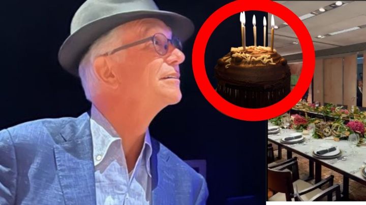 VIDEO: Ricardo Salinas Pliego cena con sus invitados por su cumple 67